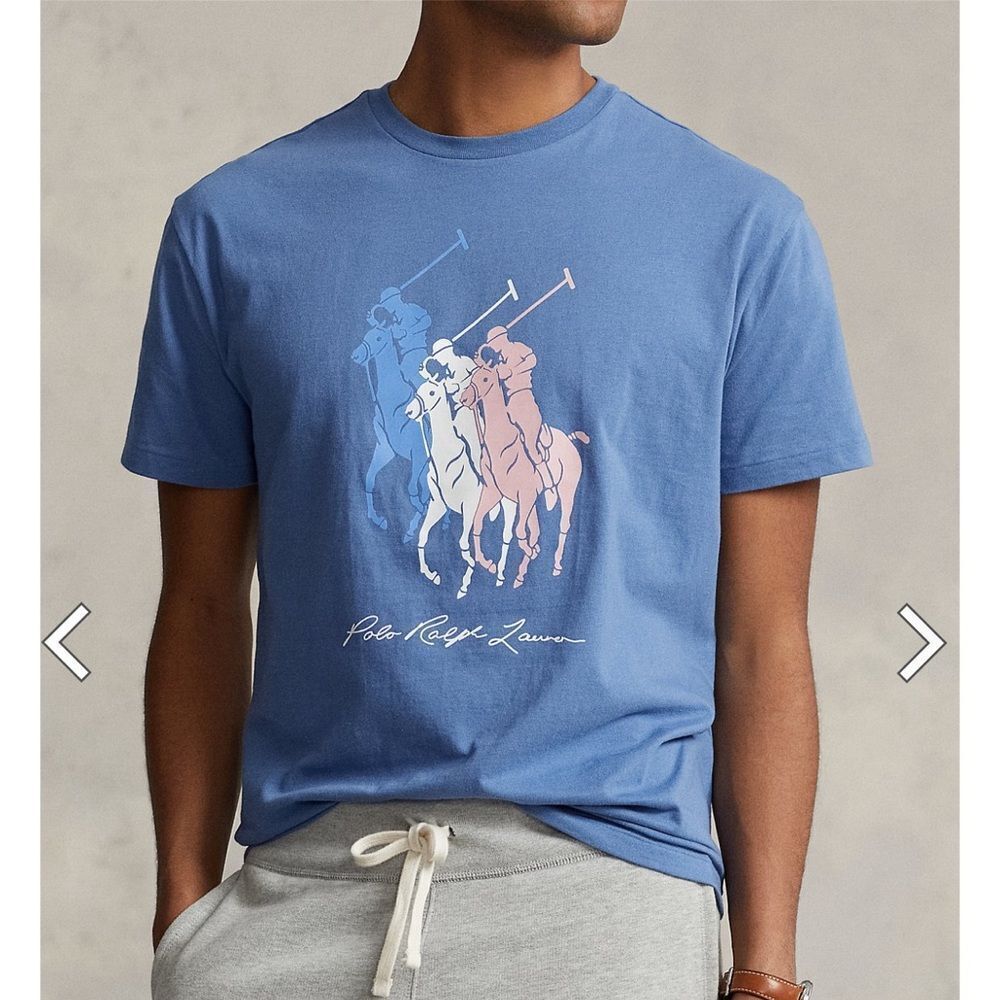 Men's Classic-Fit Big Pony Jersey T-Shirt✨